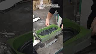 PU outsole making molds with vacuum film application [upl. by Shah]