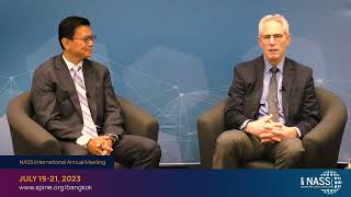 Drs Patrick Hsieh and Charles Reitman discuss the New NASS International Annual Meeting in Bangkok [upl. by Oelc]