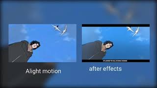 Alight motion vs after effects  xenoz stop that remake [upl. by Dunstan]