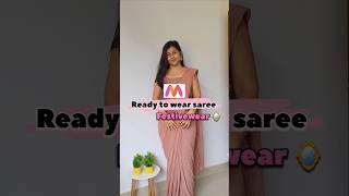 Myntra ready to wear saree 🪞✨️shorts myntrahaul youtubeshorts festivewear diwalioutfit [upl. by Yance]