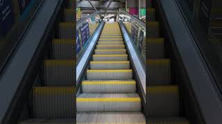 A Kone Escalator at Leeds City Centre Railway Station with nice lights [upl. by Yelruc]