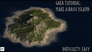 Gaea Tutorial Basic Island [upl. by Oznol430]