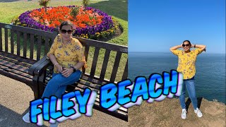 A Day Trip to Filey  Filey Beach  Yorkshire East Coast  Filey Brigg Walk  Crescent Garden [upl. by Rengia]