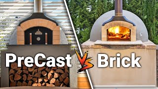 Precast Pizza Oven or Brick Pizza Oven  Choosing the Right Oven for You [upl. by Hobard]