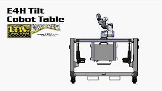 E4H Tilt Cobot Table Animation  CoBase™  LTW Ergonomic Solutions [upl. by Tuck]