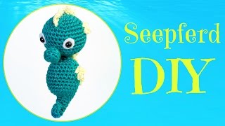 Seepferdchen häkeln 🐠 Do it Yourself Amigurumi  Meeresbewohner  by justMiko [upl. by Ahseela]