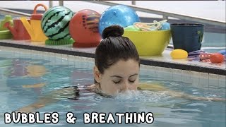 Step 3 Bubbles amp Breathing While Swimming  Learn How to Swim with AquaMobile [upl. by Weismann]