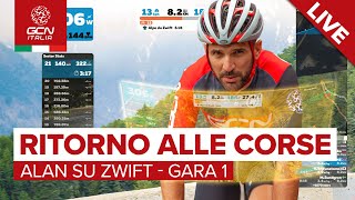 Ritorno alle corse  Live Gara 1 su Zwift [upl. by Quintina]