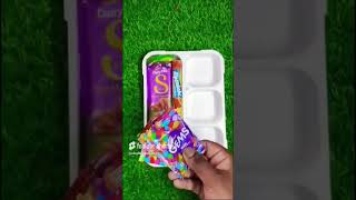 Dairy Milk Silk Gems Chocolate Wafer Toffee Candy Snacks amp Milkshake Lunch Box Ideas 😘 😋 [upl. by Duntson827]