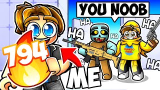 Pretending To Be NOOB To TROLL MY FRIENDS In ROBLOX Rivals [upl. by Naehs]