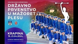 DRŽAVNO MAŽORET PRVENSTVO KRAPINA 2024 [upl. by Rendrag]