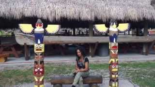 Miccosukee Indian Village Everglades floride [upl. by Jablon908]