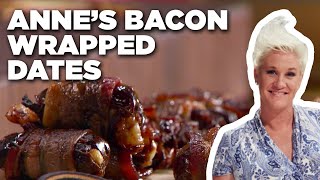 Anne Burrells Bacon Wrapped Dates  Secrets of a Restaurant Chef  Food Network [upl. by Esiled]