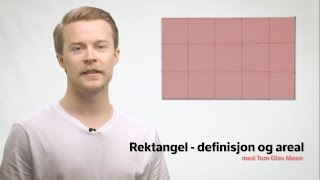 Rektangel  definisjon og areal [upl. by Palma]