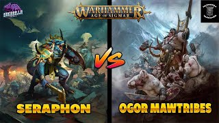 ⭐️INFORME WARHAMMER AGE OF SIGMAR⭐️Seraphon VS Ogor Mawtribes  2000pts [upl. by Yelats]