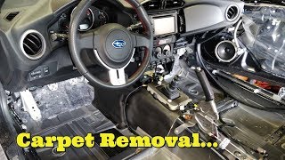 Subaru BRZ Interior Trim Removal  Project BoatRZ  Ep 3 [upl. by Fachan635]