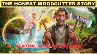 The Honest Woodcutter Story in English  Moral stories for Kids  Bedtime Stories for Kids [upl. by Nnayr545]