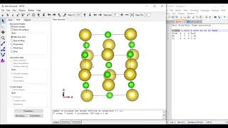 11 NaCl structure using VESTA software [upl. by Ahsitaf793]