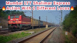 Dangerous Morning Trains Ltt Shalimar Express Howrah Mumbai Mail Hirakud Azad Hind Express 🔥🔥 [upl. by Emmi]