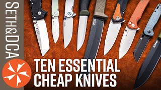 10 Cheap Knives Everyone Should Own [upl. by Faust589]