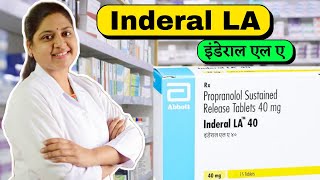 Inderal 10 mg tablet uses  Inderal la 20 tablet uses in Hindi [upl. by Naillig]