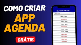 Criar App Agenda Grátis [upl. by Hadeehsar]