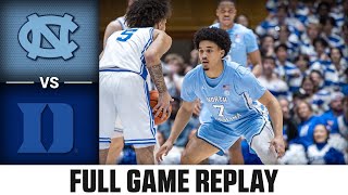 North Carolina vs Duke Full Game Replay  202324 ACC Men’s Basketball [upl. by Selhorst237]