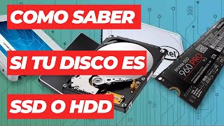 ✅Como Saber si tu PC o Laptop tiene Disco Solido o Mecanico  SSD o HDD [upl. by Ocsecnarf]