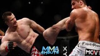 Brendan Schuab vs Mirko Cro Cop CRAZY KO  MMA SHOUTS [upl. by Burnaby]