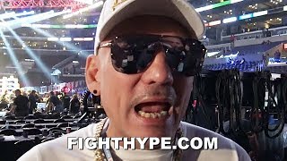 TEOFIMO LOPEZ SR GOES ALL IN ON LOMACHENKO EXPLAINS WHY quot50 MILLIONquot SON CANT WAIT TILL 2020 [upl. by Yanahc]