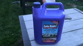 Patio Magic Concentrate Ideal for Patios Paths and Driveways Kills Algae and Lichens Review [upl. by Cortie]