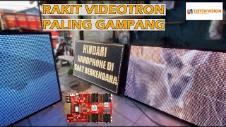 Cara membuat videotron tanpa sending card sangat mudah dan gampang [upl. by Elstan]