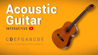 YouTube Acoustic Guitar  Play on YouTube with keyboard numbers [upl. by Aisyat]