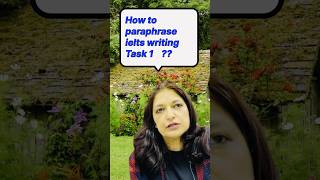 How to paraphrase ielts writing task1 english ielts ieltspreparation [upl. by Haden154]