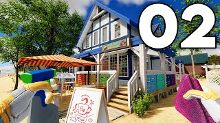 House Flipper 2  Part 2  Beachfront Coffee Shop [upl. by Jacobsohn]