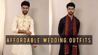 AFFORDABLE INDIAN WEDDING AND TRADITIONAL OUTFITS FOR MEN [upl. by Gnirps890]