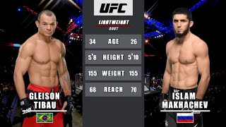 Islam Makhachev vs Gleison Tibau UFC 220 [upl. by Felty]