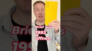 30 Jahre alten Brief öffnen [upl. by Ahsinirt]