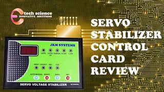 servo voltage stabilizer control card [upl. by Aryc]