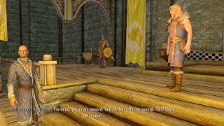 First time I hear this dialog between Proventus Avenicci and Jarl Balgruuf [upl. by Dilks]