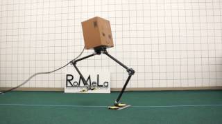 NABiRoS Non Anthropomorphic Bipedal Robotic System [upl. by Brainard555]