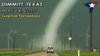 April 14 2017 • Dimmitt Texas Tornadoes FULL VERSION David [upl. by Enirolf]