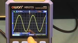 OWON HDS272S Handheld Oscilloscope Review  Part 1 [upl. by Alliehs]