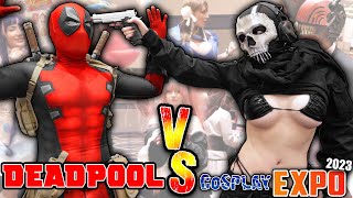 Deadpool vs Cosplay Expo 2023 [upl. by Annia]