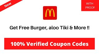 McDonalds Coupon ✅  How to Get McDonald Coupon Code 2022  100 Verified Promo Codes mcdonald [upl. by Erolyat]