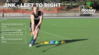 Hockey Australia Skill Video  Jink Left to Right [upl. by Fraze]