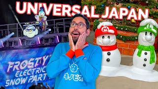 Everything You Can Enjoy  Christmas at Universal Studios Japan [upl. by Yentihw]