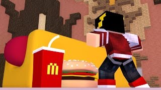 Minecraft MEGA Hot Dog  Batalha de Construir ‹ AM3NIC › [upl. by Notlehs]