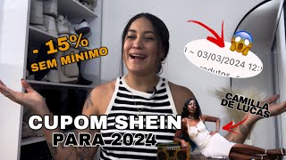 NOVO CUPOM DA SHEIN PARA USAR ATÉ 2024 [upl. by Scholem]