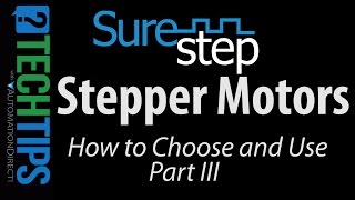 How to Select amp Use a Stepper Motor  SureStep Stepper Motors from AutomationDirect [upl. by Narib]